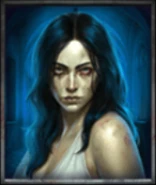 Blue Haired Woman